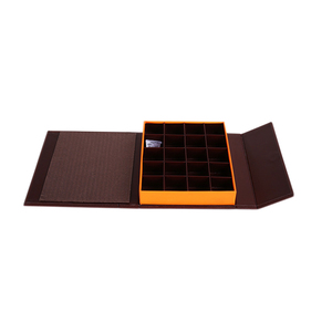 <span class=keywords><strong>Boîte</strong></span> d'emballage en <span class=keywords><strong>carton</strong></span> dur, 50 pièces, de marque, magnétique, pour paquets de chocolat, avec insertion jaune - Product Image 6