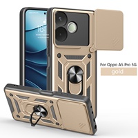 Coque de protection en TPU pour téléphone portable A-OP-PO-A5-Pro-5G Shun avec fenêtre de poussée de fête étrangère et support de poignée intégré