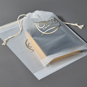 Biểu Tượng Tùy Chỉnh Phân Hủy Sinh Học In Ấn Frosted PE Nhựa Dây Kéo Túi Du Lịch Của Phụ Nữ Nhỏ EVA Túi Quà Tặng Túi Cho Chăm Sóc Cá Nhân - Product Image 3