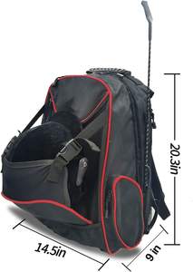 大容量乗馬用品 馬術バッグ グルーミングトートバッグ 乗馬用バックパック ヘルメットホルダー付き - Product Image 2