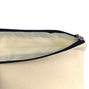 Hot Sale <strong>Custom</strong> <strong>Printed</strong> Logo Eco Women's Makeup Bag Cotton Canvas Zipper Travel Toiletry Cosmetic <strong>Pouch</strong> - Product Image 2