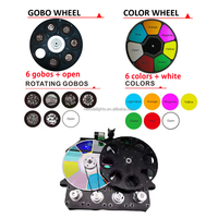 Nebula 300W LED Dynamic Flower Fish Imagen Escena Zoom Water Wave Floating Light Gobo Proyector