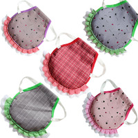 Protège-selle pour poules, protège-plumes, protège-dos, en tissu imperméable double couche, à volants, pour la protection des animaux