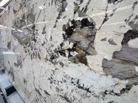 Quartzite Naturel Translucide Pandora Patagonia pour Mur de Fond Rétroéclairé, Îlot de Cuisine, Plan de Travail, Table, Sol, Escalier