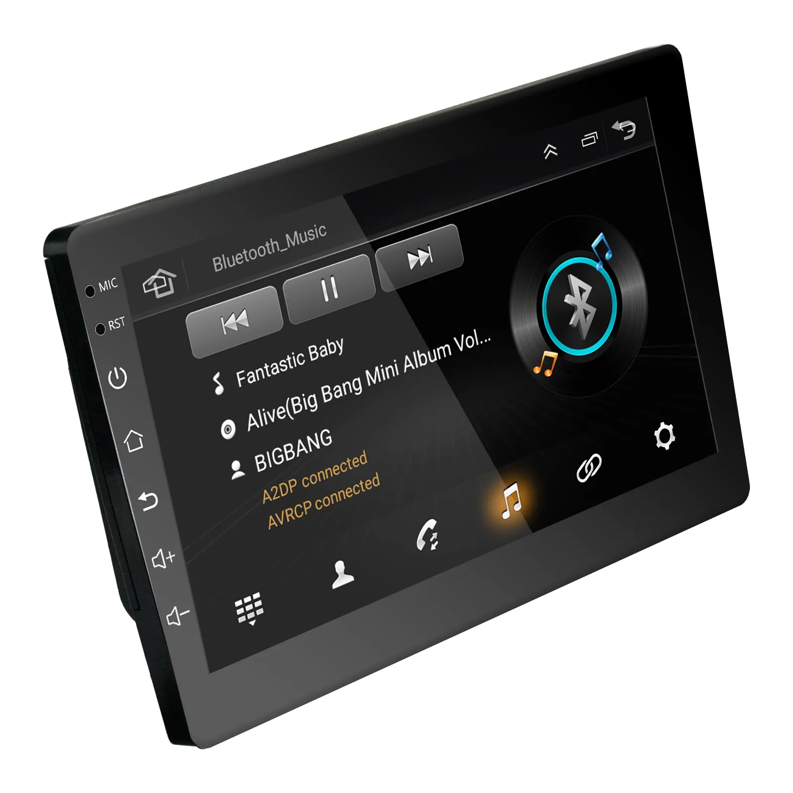 Ezonetronics 2 DIN Android 9 4 çekirdekli 1G + 16G evrensel araba radyo stereo 9 inç ekran DVD otomatik oynatıcı wifi ile