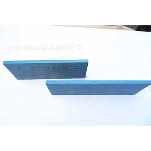 Tablas de Madera Maciza de Pino Teñido en Azul, Rectangulares, Estilo Rústico, Tamaño Personalizable para Paneles de Pared - Product Image 2