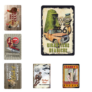 Placa Rectangular de Metal Vintage Personalizada con Diseño en Relieve, Letreros Retro, Decoración de Pared, Letrero de Estaño Impreso con Serigrafía para el Hogar o Tienda - Product Image 6