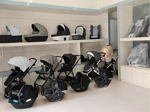 Vente directe d'usine, prix bas, poussette 3 en 1 pour bébé, porte-bébés pour nouveau-né, poussette chariot personnalisée avec siège <span class=keywords><strong>auto</strong></span> pour bébé - Product Image 5