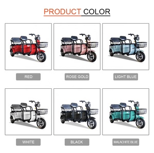 Utilisé CEE Certifié 60V 800W Batterie Alimenté 3 Roues Électrique Tricycles <span class=keywords><strong>pour</strong></span> Handicapés - Product Image 5