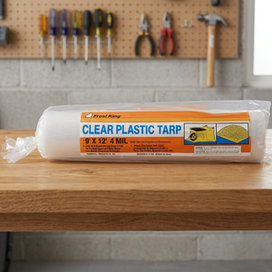Clear <b>Plastic</b> Tarp 9 X 12 4 Mil With Grommets For Painting And Outdoor Use - Product Image 3