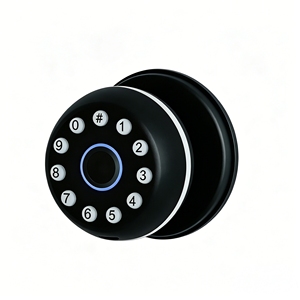 <b>Smart</b> Aluminum Alloy Fingerprint Door <b>Lock</b> Keyless Entry with Tuya App Control for Home & Bedroom for Wood Door - Product Image 1