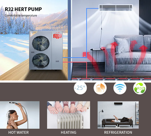 Pompe à chaleur air-eau EVI R32 Wifi 12KW 15KW 18KW 24KW 31KW pour chauffage et refroidissement - Product Image 3