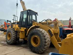 Chargeur sur pneus original japonais Caterpillar 966H 980G Matériel de construction utilisé CAT 966L Chargeur sur pneus avant - Product Image 2