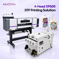 Imprimante DTF 60 cm 4 têtes XP600 format A1, machine de transfert de film PET, encre pigmentée, certifiée CE, presse d'impression numérique pour vêtements et tissus