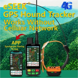 Collare per Cani Portatile Ricaricabile con Doppio GPS Beidou AGPS GSM 4G, Impermeabile IP68, Touchscreen a Colori, Tracciamento in Tempo Reale, Multi-Cane - Product Image 4
