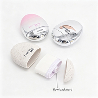 Contenant de déodorant twist-up pour femme, texture mate, couleur dégradée, 15g, forme œuf, pour stick blush, stick correcteur, flacon de déodorant