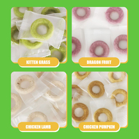 Friandises lyophilisées en gros pour chats, chiens et hamsters – Enveloppées individuellement, friandises interactives, biscuits croustillants
