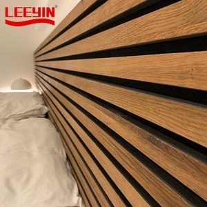 Pannello Acustico in Marmo e <span class=keywords><strong>Legno</strong></span> da 260cm, Design Moderno, Ignifugo, per Separazione Acustica - Product Image 3