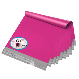 Sobres de Polietileno GTU de 6x9 Pulgadas, Paquete de 100, Impermeables, Resistentes a Desgarros, Impresión Personalizable, Bolsas de Embalaje para Pequeñas Empresas - Product Image 1