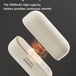Nouveau chauffe-mains magnétique 2-en-1 portable USB, chauffe-mains d'hiver pour l'extérieur, cadeau - Product Image 5