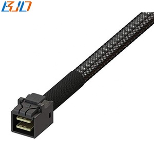 Nhà Máy Bán buôn Mini SAS HD SFF-8643 để u.2 SFF-8639 với 15 Pin SATA cáp điện 80cm cho 2.5 "U2 NVMe SSD - Product Image 4