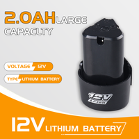 Batterie au lithium-ion 12V pour outils électriques, pack de remplacement pour perceuse sans fil, tournevis, clé à chocs
