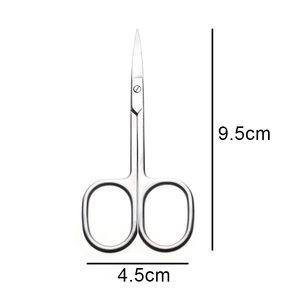 전문 날카로운 아름다움 재사용 가능한 스테인레스 스틸 매니큐어 가위 곡선 네일 아트 큐티클 가위 - Product Image 4