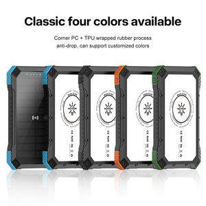 เครื่องชาร์จพลังงานแสงอาทิ<span class=keywords><strong>ต</strong></span>ย์20000มิลลิแอมป์<span class=keywords><strong>แบ</strong></span><span class=keywords><strong>ต</strong></span>เตอรี่โพลีเมอร์ที่ทนทานพร้อมไฟ<span class=keywords><strong>ต</strong></span>ั้งแคมป์คู่สำหรับโทรศัพท์มือถือออกใหม่ - Product Image 6