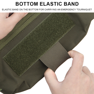 Bolsa Táctica Oxford Molle Verde para Supervivencia al Aire Libre, Botiquín de Primeros Auxilios sin Correa, Bolsa de Almacenamiento para Kit Médico de Emergencia EDC - Product Image 4