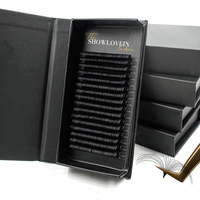 Extensions de cils en gros, effet mat foncé, 0,03 05 07 mm, volume méga, marque privée, extensions de cils en cachemire