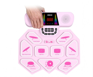 Intelligent hand-held electronic <b>drum</b> for percussion. Portable electronic <b>drum</b>. Basic introductory teaching instrument beginners - Product Image 5