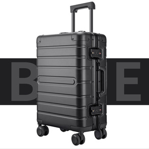 Ensemble de Bagages 2022 avec Roues Universelles, <span class=keywords><strong>Valise</strong></span> Cabine Métallique 20 Pouces, Lot de 3 Valises et Sacs de Voyage - Product Image 2