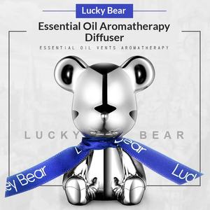 Perfume para Ventilación de Coche con Oso de Peluche y Corona con Diamantes, Fragancia para Ventilación de Aire, Adorno Creativo de Oso de Peluche - Product Image 4