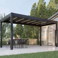 Auvent de restaurant Beigeman pour l'extérieur, abri de jardin, ombrage au bord de la piscine, pergola pliable en aluminium, protection contre la pluie, ventilation