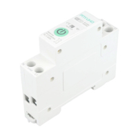 63A TUYA WiFi Smart Mini MCB Disjoncteur avec Protection de tension et de courant Télécommande sans fil Commutateur Mesure de puissance
