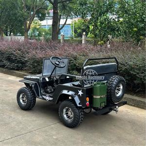 รถจี๊ปวิลลิส RC 150 ซีซี รุ่นคลาสสิก สำหรับเที่ยวชมสถานที่ แบบสองที่นั่ง เกียร์อัตโนมัติ ได้รับการรับรองมาตรฐาน CE รับประกัน 2 ปี 150-250 แรงม้า แบตเตอรี่ตะกั่วกรด - Product Image 2