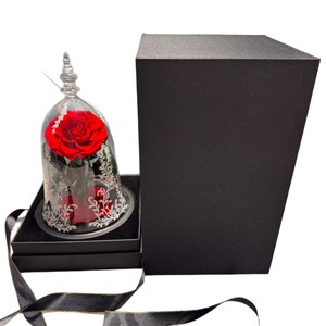 <span class=keywords><strong>La</strong></span> Bella y <span class=keywords><strong>la</strong></span> <span class=keywords><strong>Bestia</strong></span> Rosa Encantada Glicerina Preservada en Vidrio - Regalo de San Valentín - Product Image 4