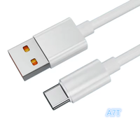 Câble de charge rapide USB de type C en TPE ABS A7T, 1 m, pour téléphones et tablettes Samsung, ordinateur Urus