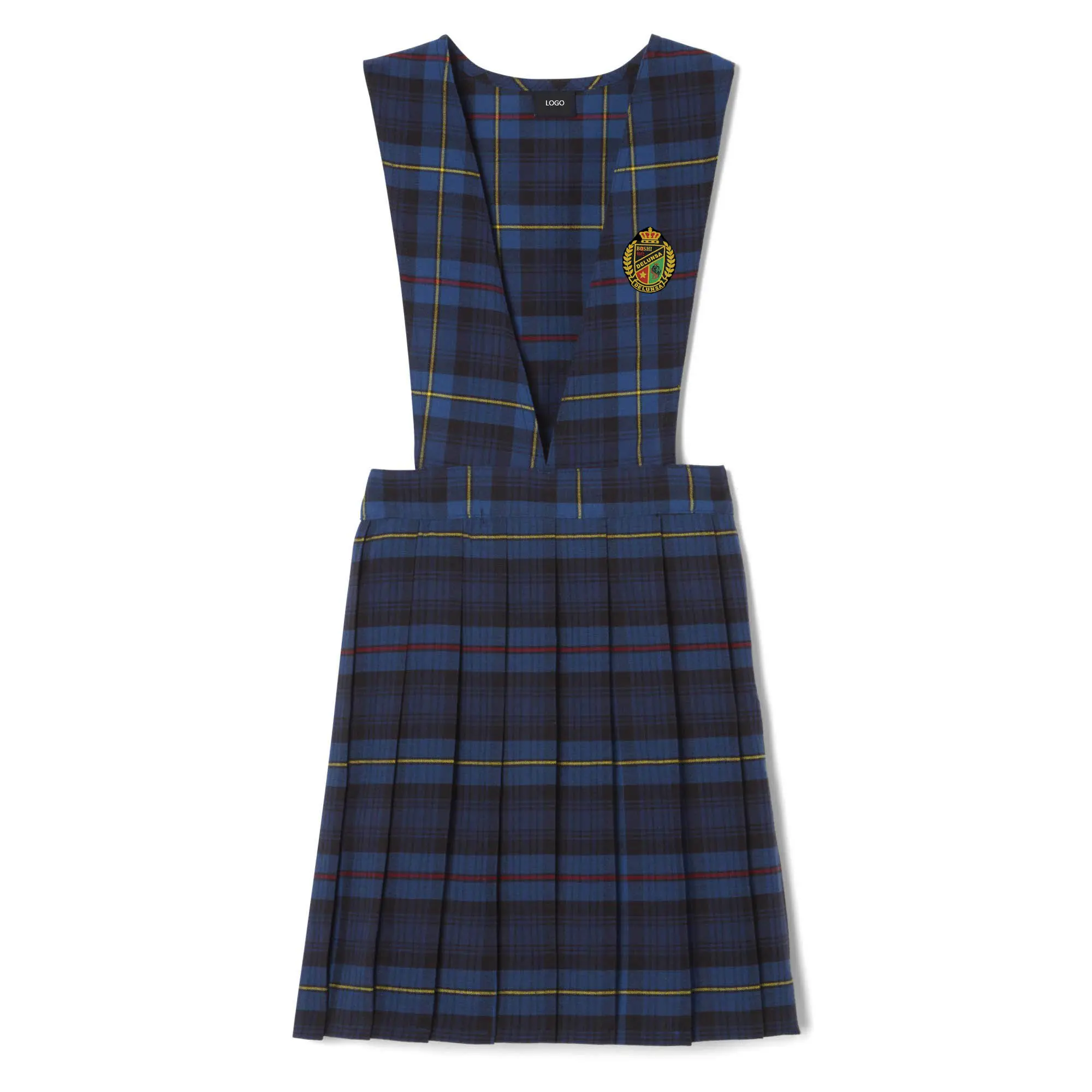 OEM ODM primary high school uniform dress school uniform design pinafore dress for girls