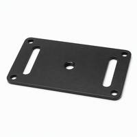 Placa de Montaje para Celda de Carga, Soporte de Acero con Recubrimiento de Polvo Negro para Base de Sensor de Peso de Báscula Electrónica, Tamaño Personalizado Disponible