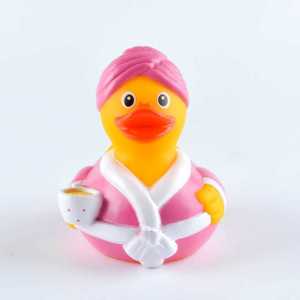 패턴 디자인을 포함한 대량 맞춤형 인쇄 PVC 고무 오리 모양의 욕조 목욕 완구 - Product Image 5