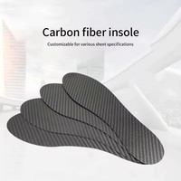 Inserto de zapato de baloncesto rígido fuerte Runig zapato de tacón de fútbol inserto de plantilla de fibra de carbono para mujeres y hombres
