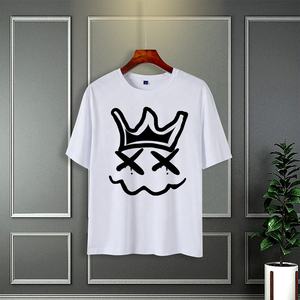 เสื้อยืด100% คอกลมผ้าโพลีเอสเตอร์สำหรับผู้ชายเสื้อยืดพิมพ์ลายดิจิตัลแนววินเทจเสื้อ180กรัมทรงหลวมสำหรับใส่ไปยิม - Product Image 2