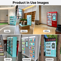 HAUMR HF : Casier intelligent de bibliothèque libre-service 24h/24, micro-bibliothèque connectée pour lecteurs publics, mobilier de bibliothèque, casier à distance