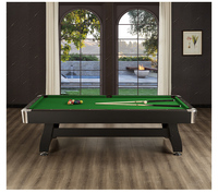 Table de jeu multifonction 3-en-1 avec billard, table de dîner et fonction de tennis de table, table de billard 7/8/9 pieds avec retour automatique des balles pour usage intérieur