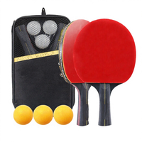 Raquette de tennis de table populaire en bois de peuplier 5 plis avec caoutchouc à picots 252x148mm 200g et housse de protection – Meilleure vente