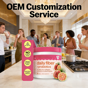 Complément alimentaire OEM pour la santé, poudre de fibres probiotiques quotidiennes pour la perte de poids chez les adultes, non destiné aux femmes enceintes - Product Image 6