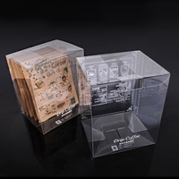 Maßgefertigte Transparente PET Faltbare Plastikbox mit Deckel für Zucker Pizza Nudeln Kaffee Tee Geschenke Einzelhandels-Display