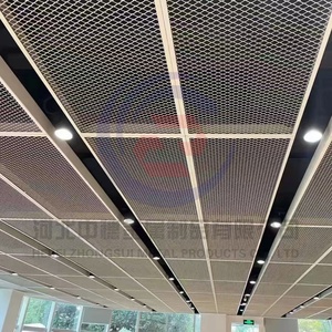 <strong>Expanded</strong> Metal <strong>Mesh</strong> Metal Ceiling Decoration <strong>Panels</strong> Aluminum <strong>Expanded</strong> Metal Wire <strong>Mesh</strong> for Ceiling - Product Image 6