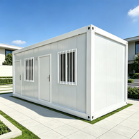Bureau de chantier moderne en conteneur, structure en acier, préfabriqué, modulaire